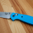 Складной нож Benchmade Mini Griptilian 556-BLU - Складной нож Benchmade Mini Griptilian 556-BLU